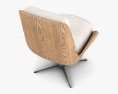 Burke Decor Burbank desk chair 3d model