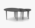 CB2 Lucent Nesting 테이블 3D 모델 