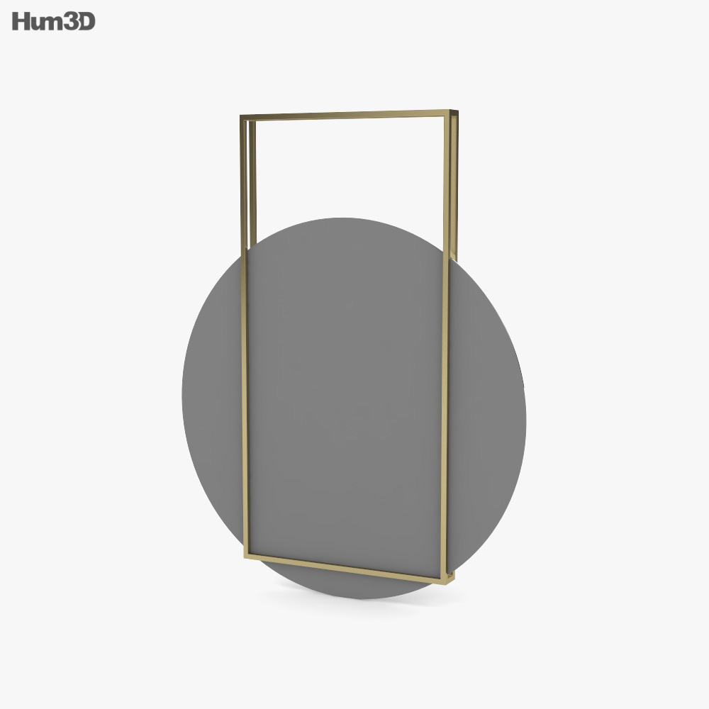 CB2 Pendulum Wall Miroir Modèle 3d
