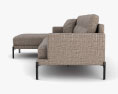 Calligaris Twin Contemporary Sofa 3d model