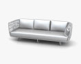 Cane Line Nest Sofa 3d model