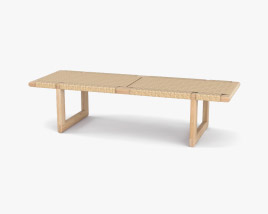 Carl Hansen and Son BMO488 table Bench 3D model