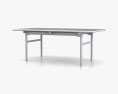 Carl Hansen and Son CH327 Dining table 3d model