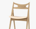 Carl Hansen and Son Sawbuck Chair 3d model