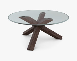Cassina La Rotonda 유리 식탁 3D 모델 