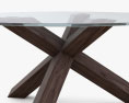 Cassina La Rotonda Glass Dining table 3d model