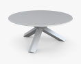 Cassina La Rotonda Glass Dining table 3d model