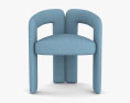 Cassina Dudet Chair 3d model