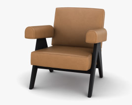 Cassina Capitol Complex Poltrona Modello 3D