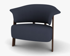Cassina Back Wing Armchair 3D model
