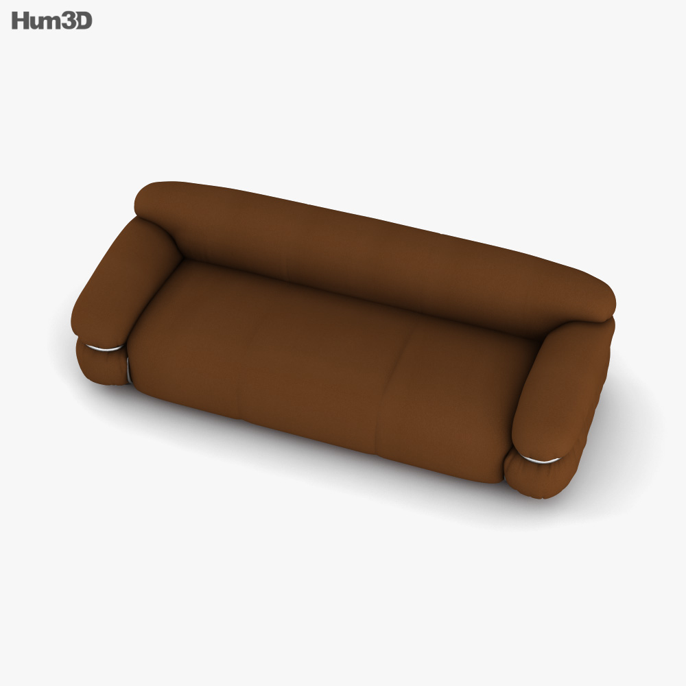 Cassina Sesann Sofa 3D model - Furniture on Hum3D