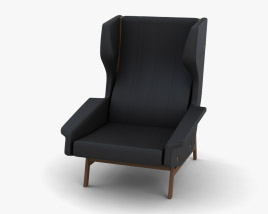Cassina 877 Lounge chair 3D model