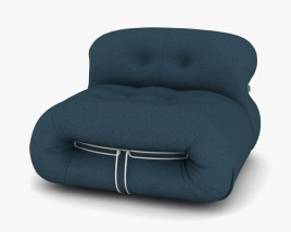 Cassina Soriana 扶手椅 3D模型