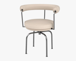 Cassina Charlotte Perriand LC7 Chair 3D model