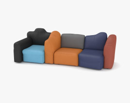 Cassina Cannaregio Modular Sofa 3D model