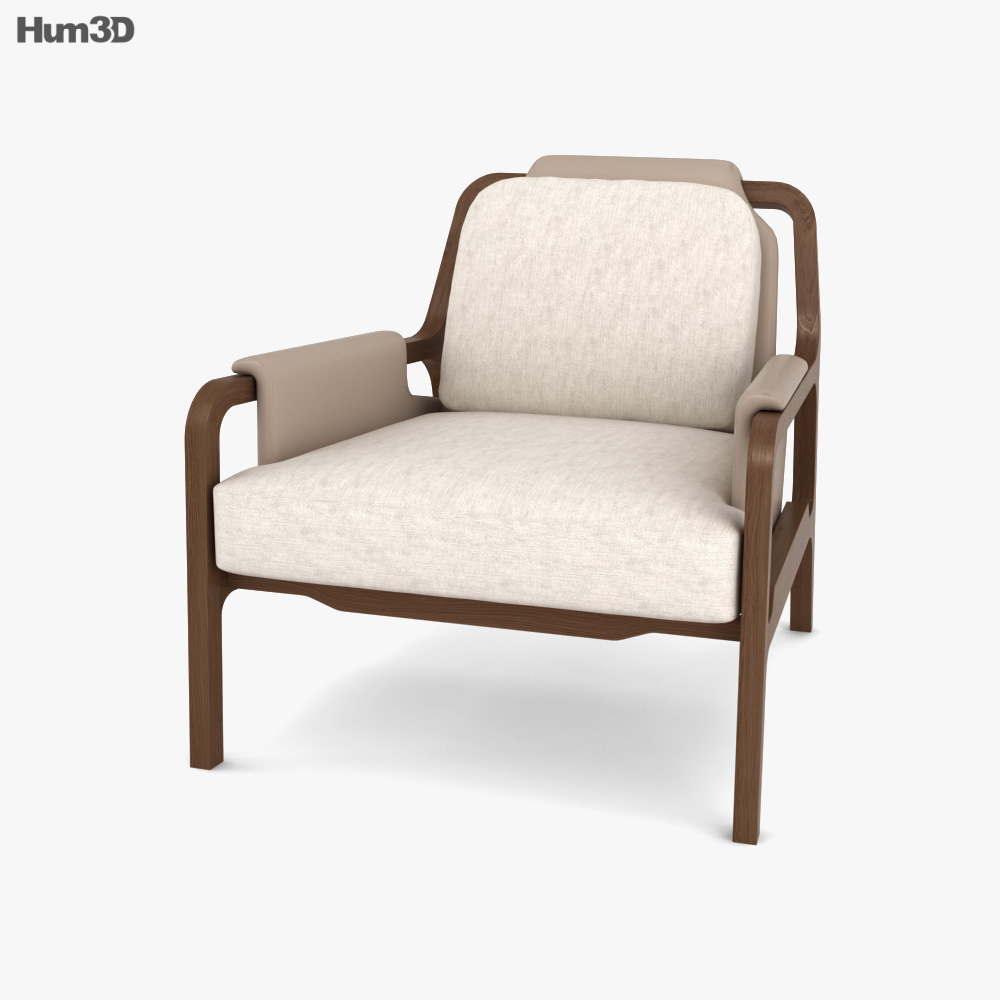 Caste Fergus Lounge chair 3D model