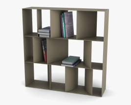 Cattelan Nautilus Bookshelf 3D model