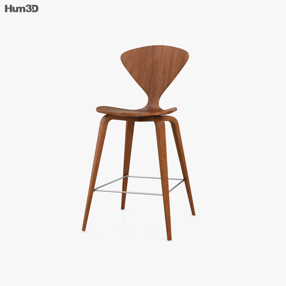 Cherner-Chair Company Cherner Bar stool 3D model