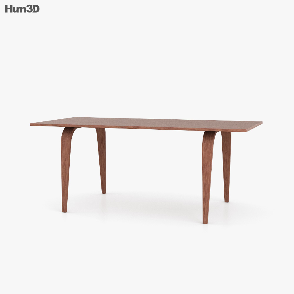 Cherner-Chair Company Rectangular Table 3d model