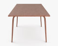 Cherner-Chair Company Rectangular Table 3d model