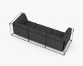 Comforty Floating Sofa 3d model