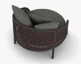 Dedon Ahnda Lounge chair 3d model