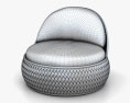 Dedon Dala Lounge chair 3d model
