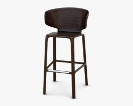 Dedon Seashell Bar stool 3D model