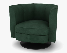Dutchbone Flower 肘掛け椅子 3Dモデル