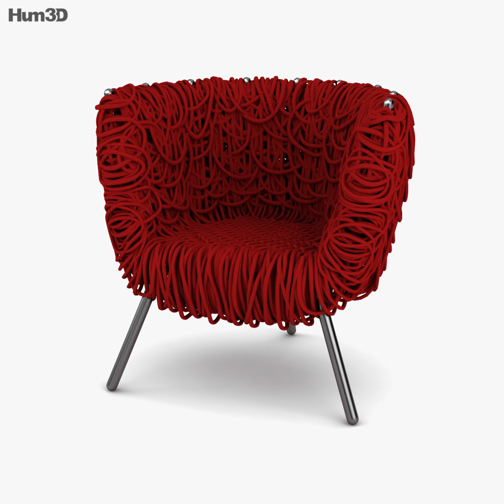 Edra Vermelha Chair 3D model