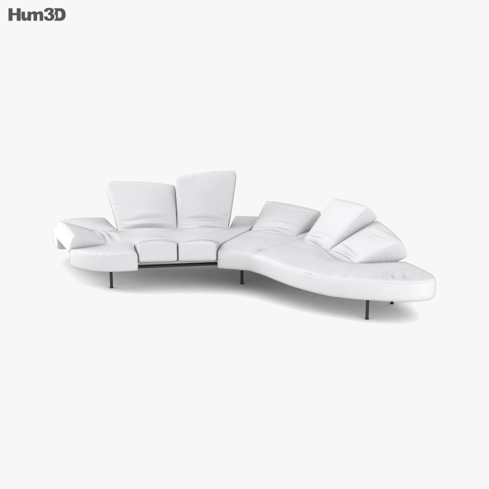 Edra Flap Sofa 3D model