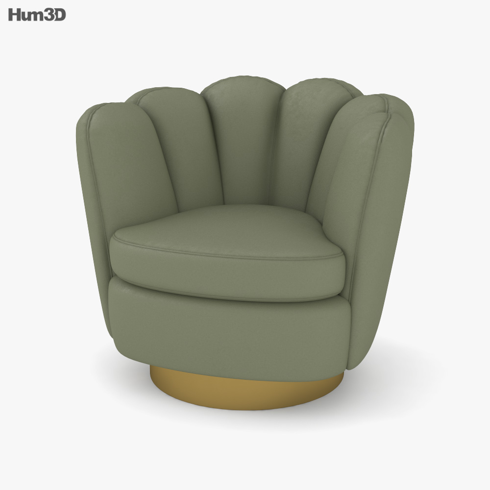 Eichholtz Mirage Swivel chair 3D model