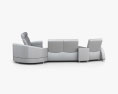 Ekornes Aurion Corner sofa 3d model