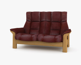 Ekornes Buckingham Two-Seat Sofa 3D model