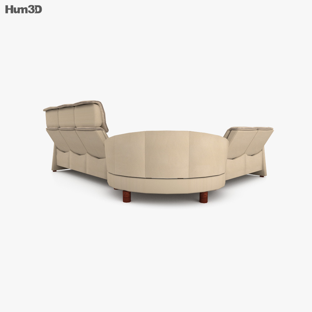Ekornes Eldorado Corner sofa 3d model