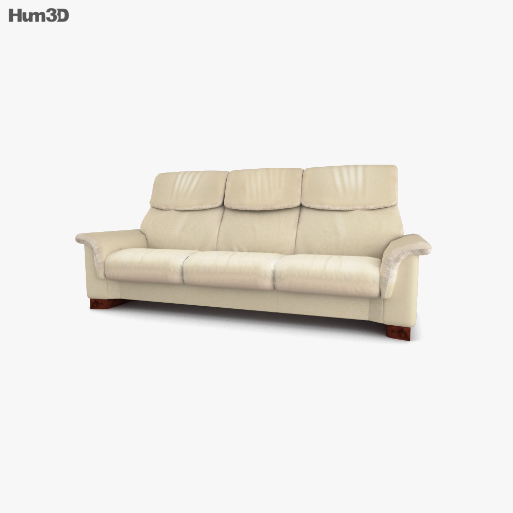 Ekornes Paradise Тримісний диван 3D модель