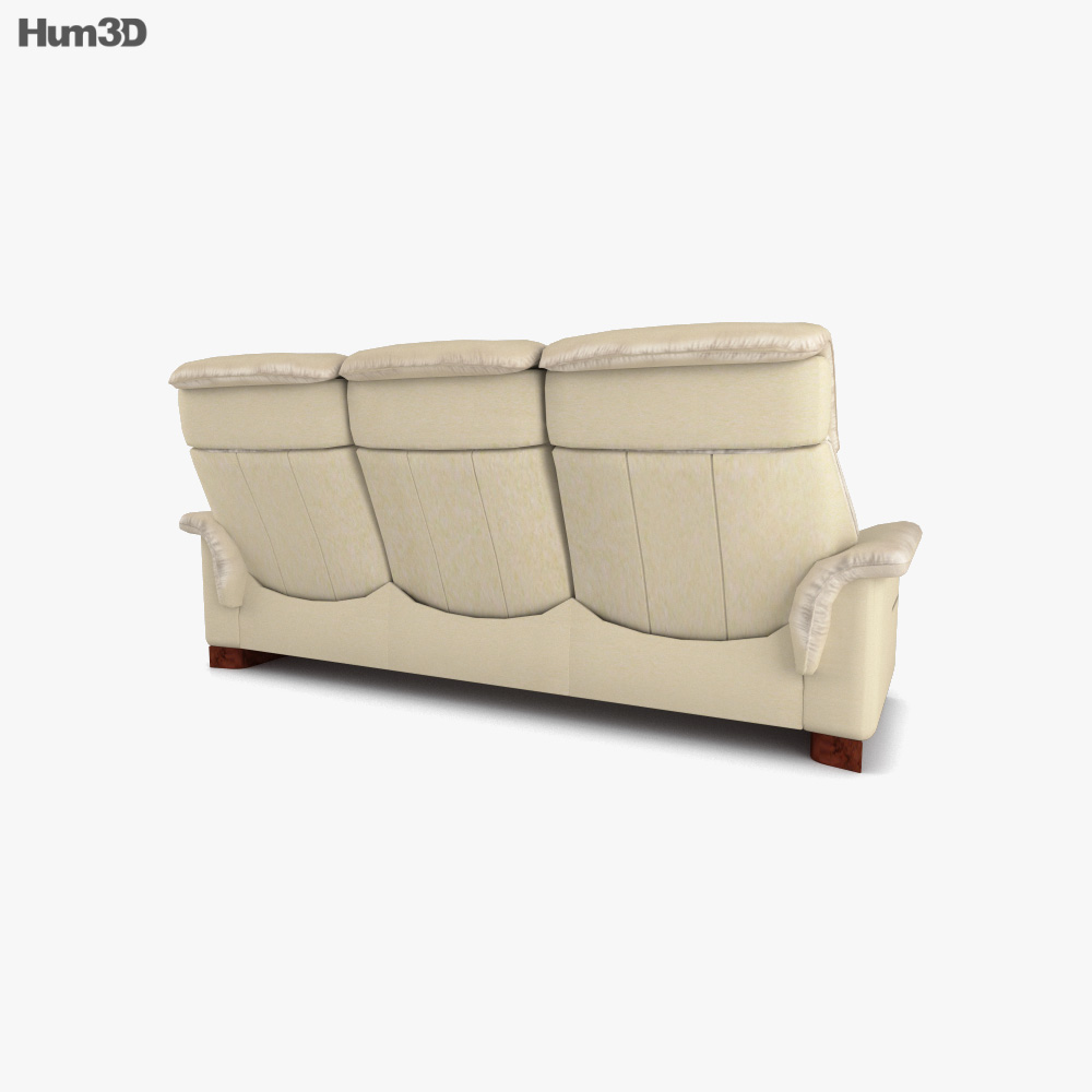 Ekornes Paradise Dreisitziges Sofa 3D-Modell