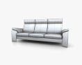 Ekornes Pegasus Three-Seat sofa 3d model