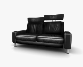 Ekornes Space High-Back Two-Seat sofa 3D model