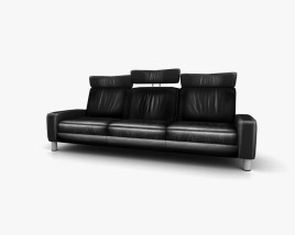 Ekornes Space High-Back Three-Seat sofa 3D model