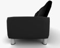 Ekornes Space Low-Back Three-Seat sofa 3d model