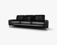 Ekornes Space Low-Back Three-Seat sofa 3d model