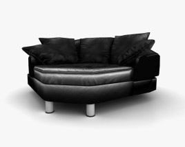 Ekornes Space Big Sofá de esquina Modelo 3D