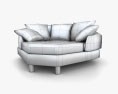 Ekornes Space Big Corner sofa 3d model