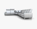Ekornes Space Corner sofa 3d model