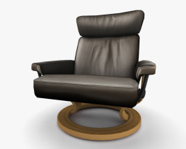 Ekornes Taurus Chaise de Bureau Modèle 3D