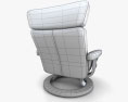 Ekornes Taurus Chaise de Bureau Modèle 3d