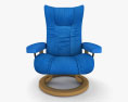 Ekornes Wing chair 3d model