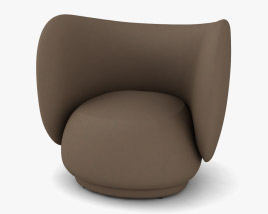Ferm Living Rico Lounge chair 3D model