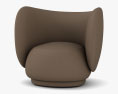 Ferm Living Rico Lounge chair Modello 3D